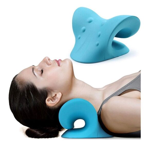 NEW Neck & Shoulder Relaxer Cervical Traction Device for TMJ Pain Relief Spine A - Picture 1 of 10